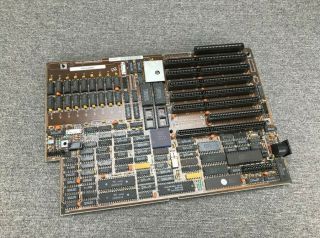 Ibm 5170 At Computer Motherboard 512k System Board 80286 8mhz & Math Coprocessor
