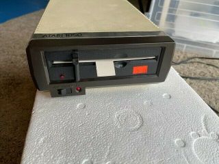 Atari 1050 5 1/4 " Floppy Disk Drive With Icd Disk Doubler -