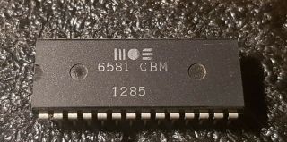 Mos 6581 Cbm Sid Chip,  For Commodore 64/128,  Part,  &