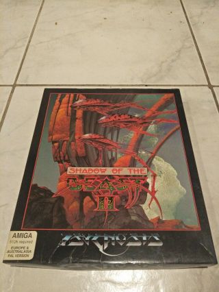 Shadow Of The Beast Ii Boxed Commodore Amiga Game Worldwide Post.