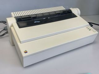 Apple Imagewriter Ii Printer Model A9m0310 Vintage W/ Cables