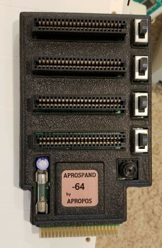 Apropos Aprospand 64 Cartridge Slot Expander For Commodore 64/128 Good