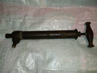 Early Antique Joseph Gray Sheffield Apothecary Brass Stomach Pump Suction Vtg.