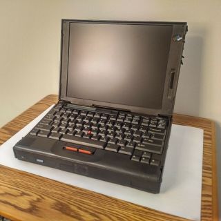 Vintage 1997 Ibm Thinkpad 760ed Pentium 16mb Ram 2.  1gb Hdd Cd - Rom