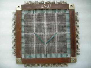 Big Ussr Soviet Magnetic Ferrite Core Memory Plate 1960 - S Besm - 4 Mainframe Rare