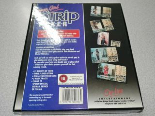 . ::.  Cover Girl STRIP POKER complete for Commodore Amiga CDTV,  NOS 2