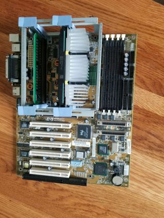 Vintage Hp Netserver E60 Server Motherboard W/ Pentium Iii 550mhz & 255mb Sdram