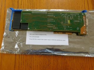 Ibm Mca Micro Channel Video Capture Adapter A 34f2585 34f2788