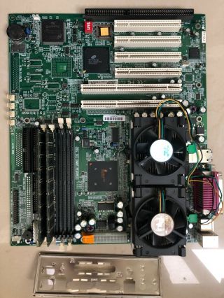 Supermicro P3tdle Motherboard,  Dual Socket 370,  2xpentium Iii 1000mhz,  512gb