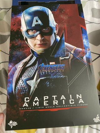 Hot Toys Captain America Avengers Endgame 1/6 Scale Figure Mms536