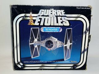 Rare STAR WARS Vintage Boxed Canadian Tie Fighter Vehicle,  Insert Kenner Canada 2
