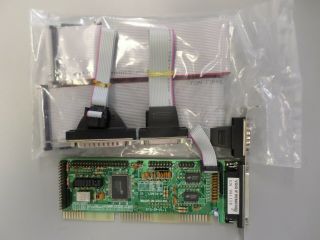 Isa 16 Bit Ide Card Hdd,  Floppy Serial And Parallel Multi I/o Controller