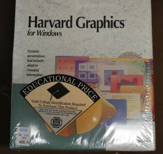 Harvard Graphics For Windows 3.  0 Ships Worldwide