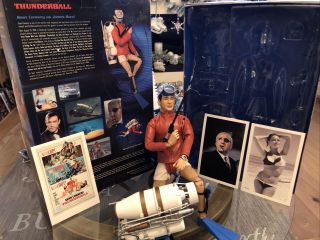 James Bond 007 Thunderball Sean Connery Diver 1:6 Mi6 Agent Sideshow Hot Toy