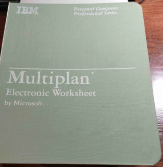 Ibm Personal Editor Software & Ibm Multiplan Software