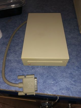 Apple M0131 800k Floppy Disk Drive Vintage Macintosh 3.  5 Inch External