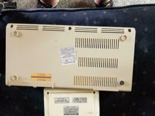 Vintage Commodore 64,  Datasette,  And Power Supply (all Power On, )