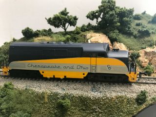 Ahm Ho 1845 C&o Chesapeake & Ohio Bl - 2 Diesel - Complete In Ob