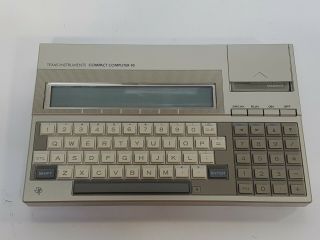 Texas Instrument Compact Computer 40 | Cc - 40 With Statistics Cartridge