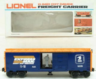 Lionel 6 - 9229 Operating Usps Express Mail Boxcar Ln/box