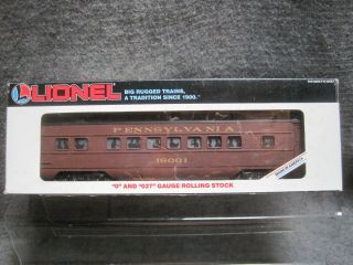 Lionel 6 - 16001 Pennsylvania Passenger Car Tuscan Illuminated Rd 16001 In Ob O