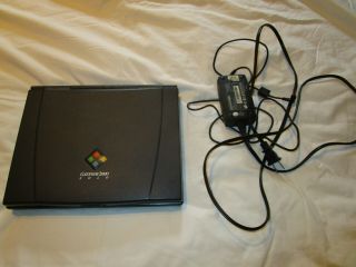 Vintage Gateway 2000 Solo Laptop Computer - With Power Supply
