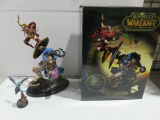 Blood Elf Rogue Vs Draenei Paladin Sideshow Diorama World Of Warcraft 460/750