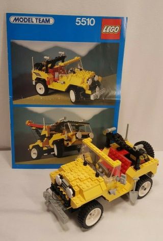 Vintage Lego Model Team 5510 Off Road 4x4 - 100 Comp W/instruct - No Stickers