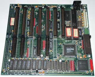 80286 Motherboard G2 - 12hs - 16,  Harris Cs80c286 - 16,  Fpu Intel D80287 - 10,  1mb Ram