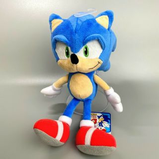 Very Rare 2012 Sanei M Sonic 10 " Plush Doll Sega Sonic The Hedgehog From Japan