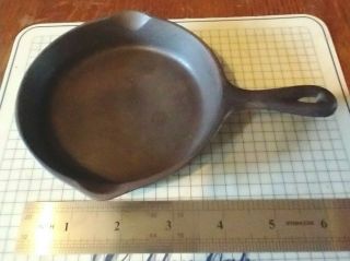 Antique Wagner Ware Sidney O Cast Iron Salesman Sample Fry Pan Child Toy Skillet