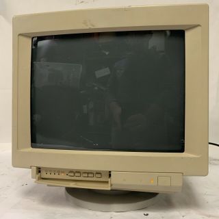 Vintage 1994 Apple Macintosh M2943 Multiple Scan 15 Display Crt Computer Monitor