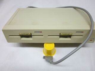 Vintage Apple Ii Duodisk External Dual 5.  25 " Floppy Disk Drive A9m0108 W\cable
