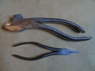 Antique Vintage Leather Tools C S Osborne Saddle & Lacing Pliers