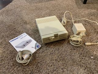 Vintage Commodore 1541 - Ii Disk Drive With Power Supply -