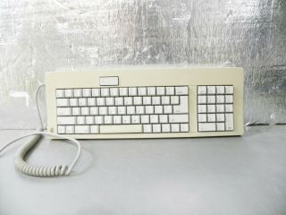 Vintage Apple Macintosh Keyboard M0116 Adb Cable Orange Sliders