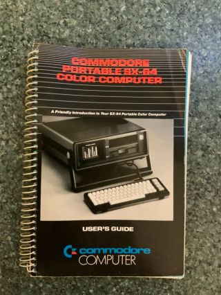 Commodore Sx 64 Users Guide Sx64 Vintage Computer