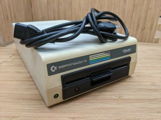 Commodore Vic 1541 5.  25 " Floppy Disk Drive Cables Cleaned Aligned