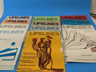 11 Vintage Lifelines Computer Magazines From 1981 - Missing December Issue