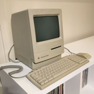 Vintage 1990 Macintosh Classic Apple Computer Does Not Work,