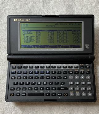 Hp 95lx Palmtop Handheld Pocket Pc Hp Calculator 512 K Total Ram