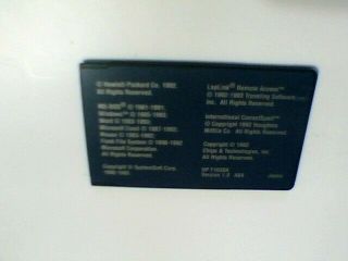 HP OmniBook Systems Application ROM card HP F1030A Version 1.  0 ABA 2