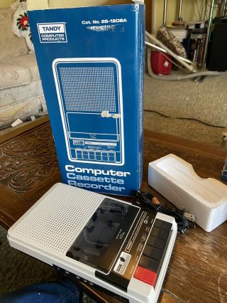 Vintage Tandy Radio Shack Ccr - 81 Computer Cassette Recorder 26 - 1208a