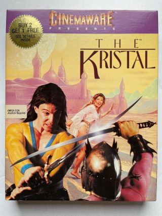 The Kristal Game By Cinemaware 3.  5 " Disk For Commodore Amiga And