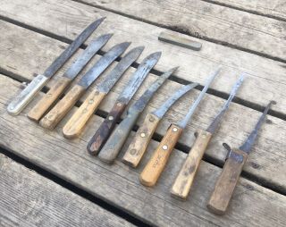 Old Vintage Antique Sharpening Stones Whetstone Diamond Stone Knife Blade
