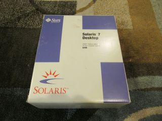 Sun Solaris 7 Desktop,  Sparc Edition 8/99,  Box Documents And Software