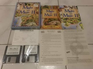 Might And Magic Ii Boxed Commodore Amiga Game Worldwide Postage.