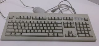 Vintage Apple Keyboard For Macintosh Adb M2980,  Apple Desktop Bus Mouse Ii M2706