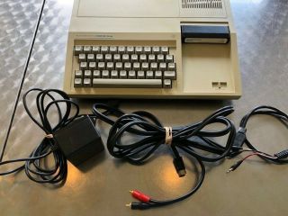 Texas Instruments Ti - 99/4a Model Phc004a W/ Cables And Game Cartridge