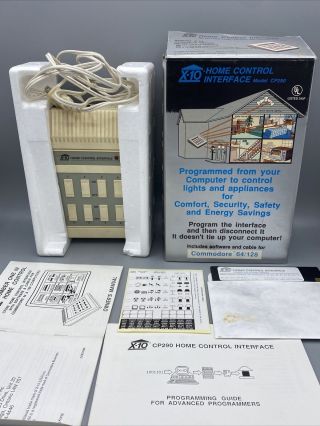 Vintage Commodore 64/128 Computer X - 10 Home Control Interface Model Cp290